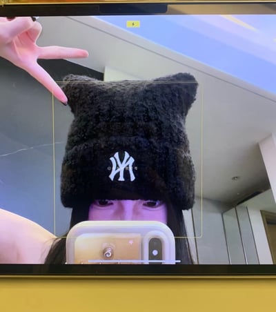 MLB x Karina 貓耳朵針織毛帽12