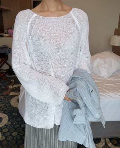 漫步布拉福冰絲針織衫 2colors10