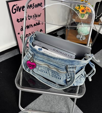 Matin Kim 丹寧牛仔方包2