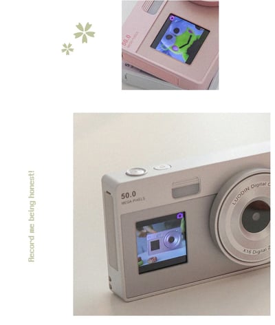 韓國Y2K雙面螢幕相機 3colors14