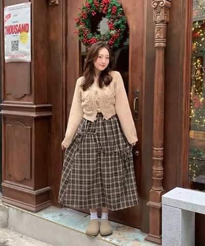 Polka 3 Suede Shearling Slippers4