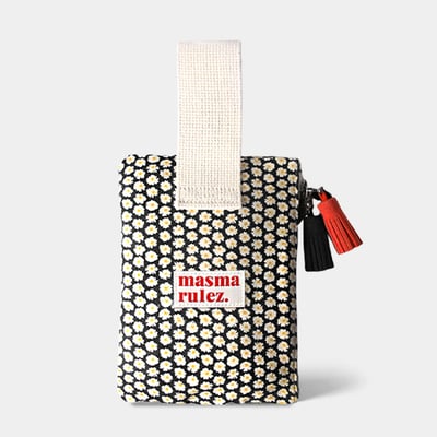 Masmarulezღ  (大)滿版碎花雛菊隨身化妝包 純棉5