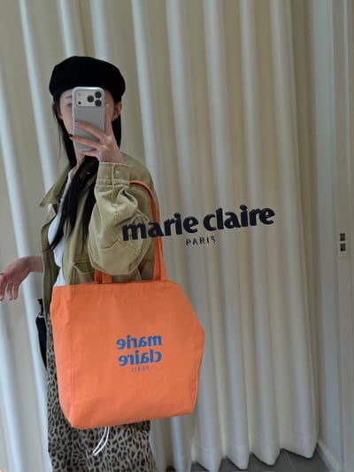 Marie Claire 經典LOGO棉布包 12colors7