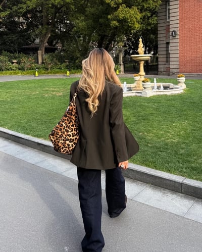 emis ✩ 經典豹紋帆布包13