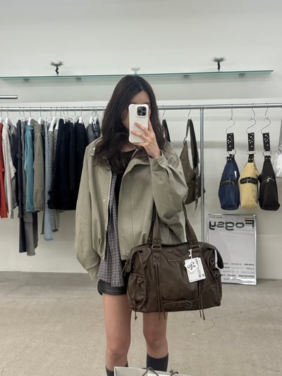 FancyClub ღ 闆娘勸敗款水洗機車騎士包 4colors5