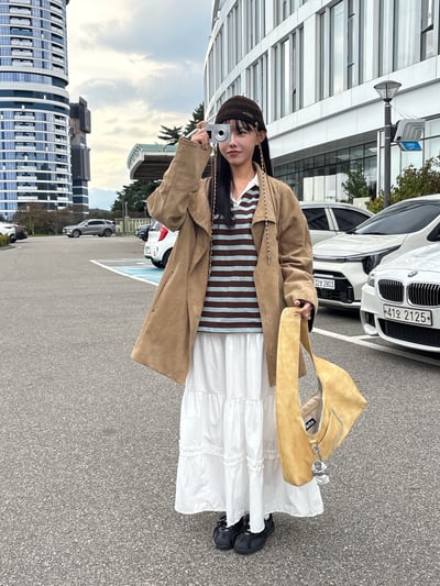 80年代復古歐美條紋上衣7