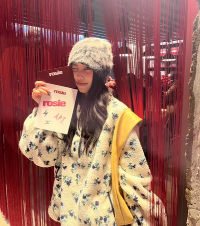 水墨畫針織毛帽 2colors5