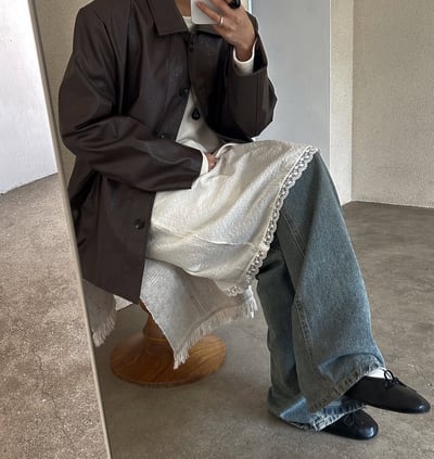 版型一級棒韓女排扣皮夾克外套 2colors4