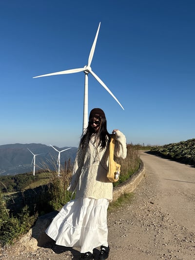 鏤空綁帶針織毛衣 1color3