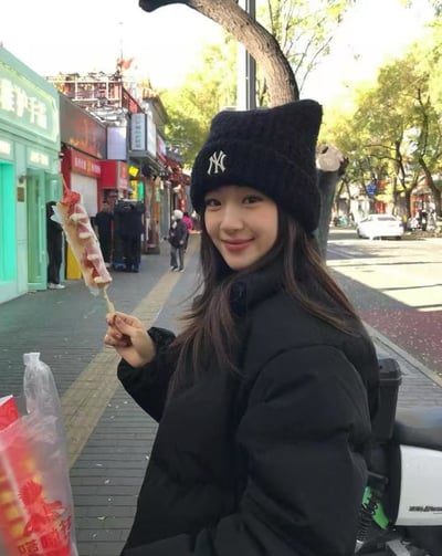 MLB x Karina 貓耳朵針織毛帽17