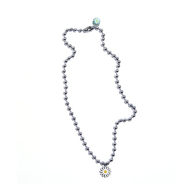 NiRO 薄荷綠x白色配色雛菊項鏈2