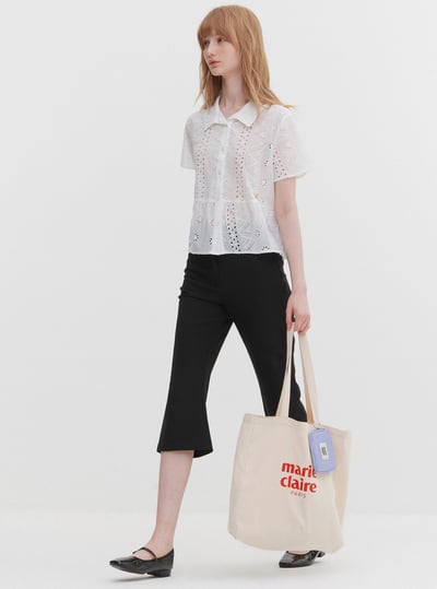 Marie Claire 經典LOGO棉布包 12colors10