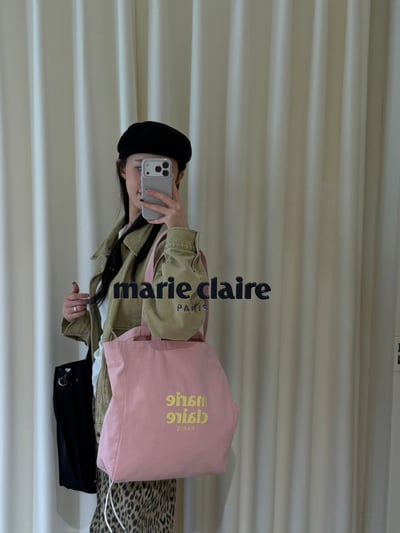 Marie Claire 經典LOGO棉布包 12colors6