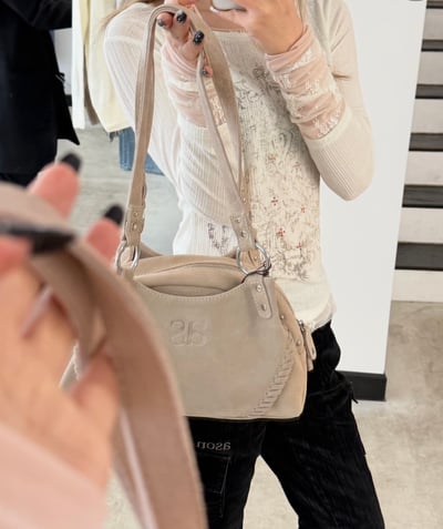 ★As"on BONITA MINI BAG 麂皮流浪包★8