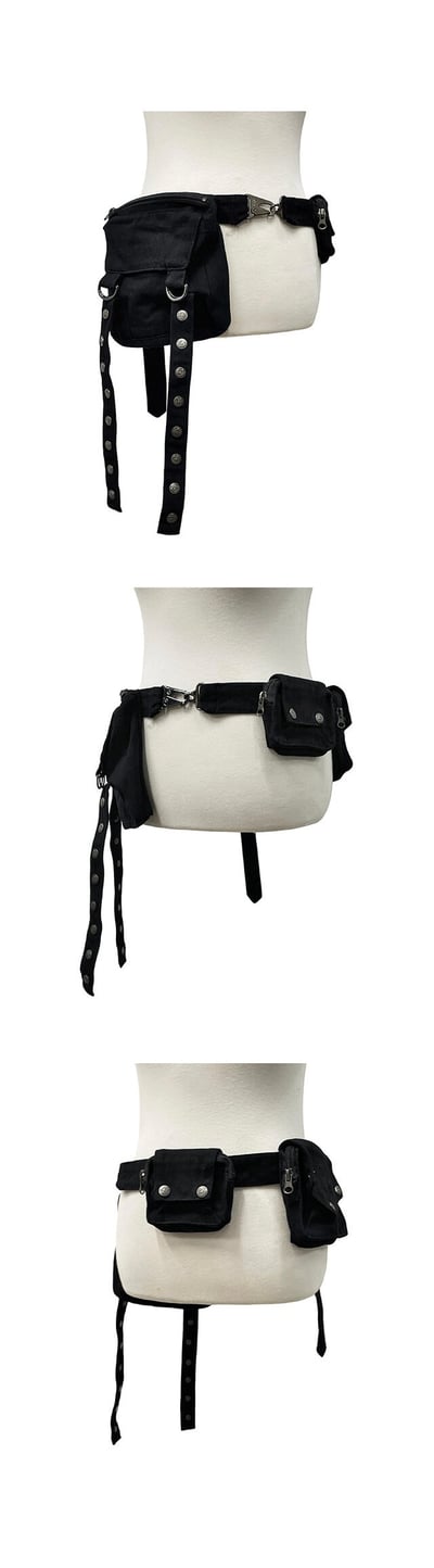 牛仔風腰包配件2colors4