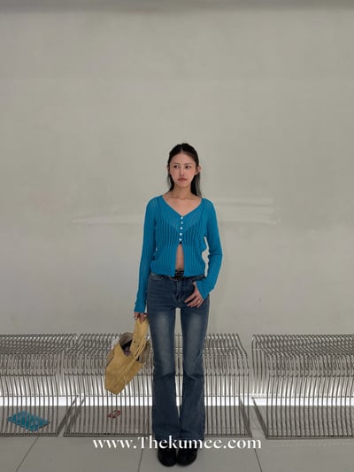 J15 微喇叭修身丹寧褲 3colors4