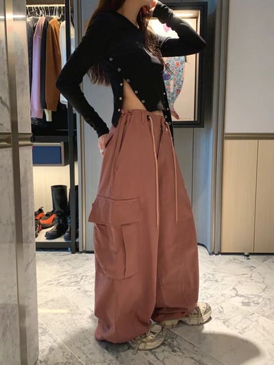 賣這價錢太便宜會被罵 超好看大口袋工裝褲 3colors7