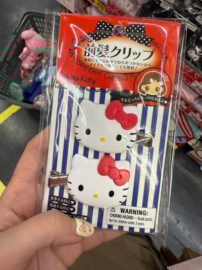 GD著用款 Hello kitty髮夾1