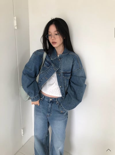 溫柔藍調牛仔外套 1color3