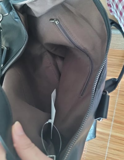 Mucent ღ Prime wrinkle leather tote bag (男女通用)11