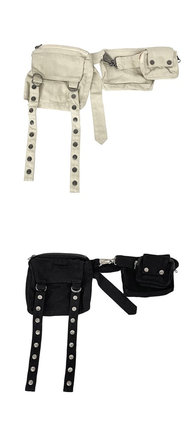 牛仔風腰包配件2colors3