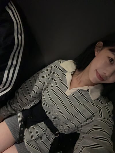 80年代復古歐美條紋上衣6