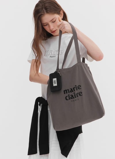 Marie Claire 經典LOGO棉布包 12colors12