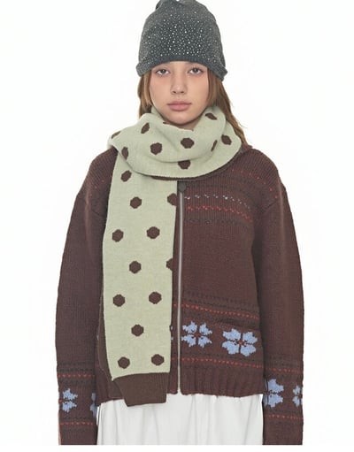 [1+1 ] 23.65含羊毛圍巾14colors6