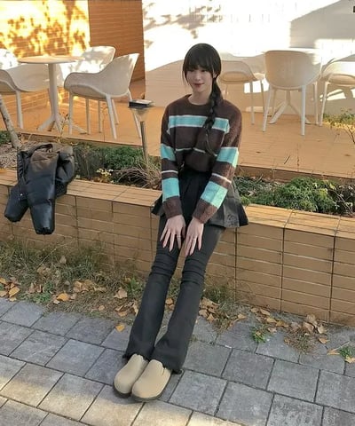 Polka 3 Suede Shearling Slippers6