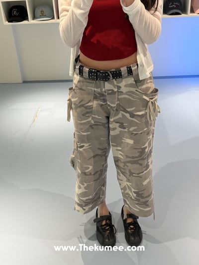 E15 低腰迷彩七分褲3