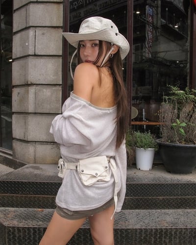 牛仔風腰包配件2colors1