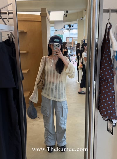 J10 違和蝴蝶結工裝褲 4colors2