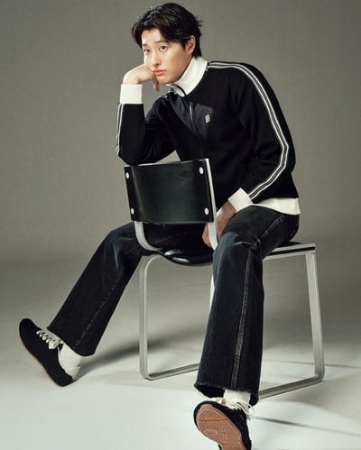 韓韶禧 WOODZ代言款 FILA1911針織外套 2colors3