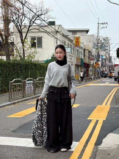 垂墜感一百分落地西裝褲裙 2colors3