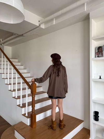 滑板男孩長袖寬Tee 3colors6