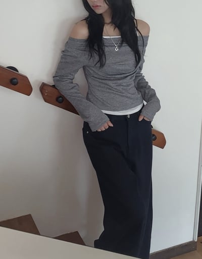 極致韓女兩件式層次穿搭 3colors7