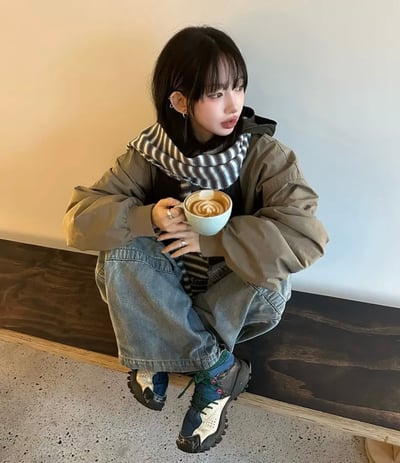 Odd studio 條紋圍巾 - 6Color5