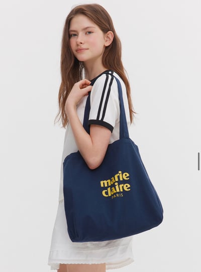 Marie Claire 經典LOGO棉布包 12colors13