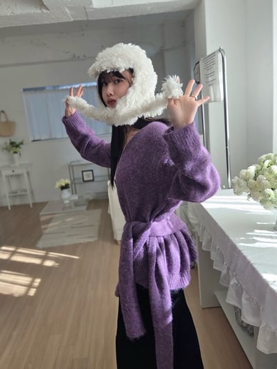 多種穿法溫柔小姐姐款軟糯針織衣 4colors6