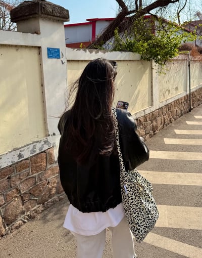 emis ✩ 經典豹紋帆布包5