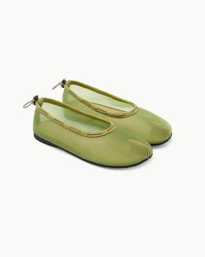PAES☆ Mesh Air String Flat10
