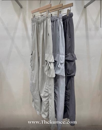 J10 違和蝴蝶結工裝褲 4colors6