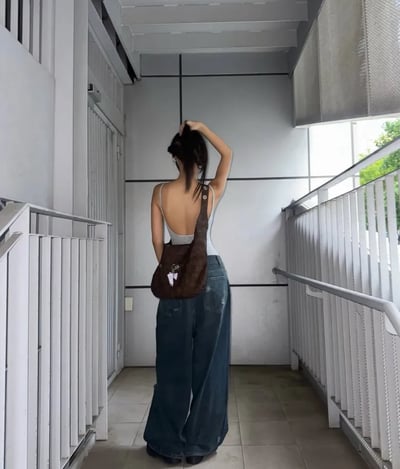 韓國小眾品牌 LETERIE⁂點點麂皮雙面包包 3colors6