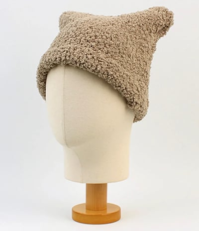 韓國小眾品牌針織貓咪帽 3colors6