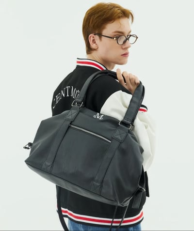 Mucent ღ Prime wrinkle leather tote bag (男女通用)1