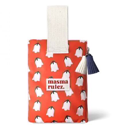 Masmarulezღ  (大) 防水材質花系列化妝包7