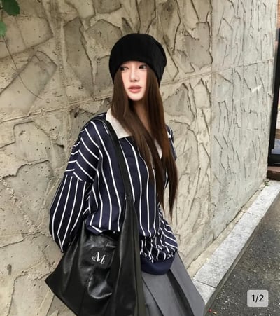 Mucent ღ 皮革肩背包 (男女通用)5