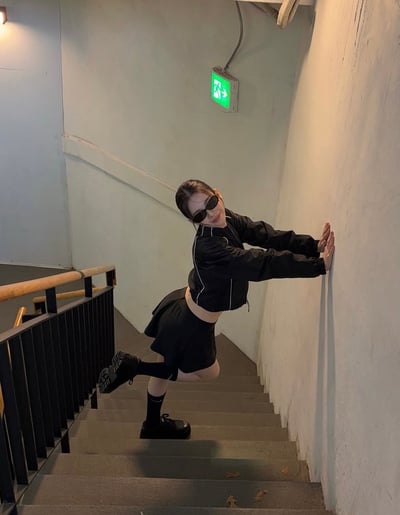 Karina同款 NIKE短版風衣外套7