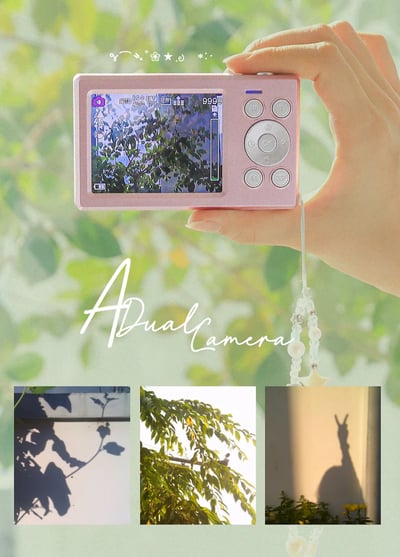 韓國Y2K雙面螢幕相機 3colors7