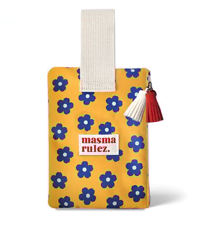 Masmarulezღ  (大) 防水材質花系列化妝包5